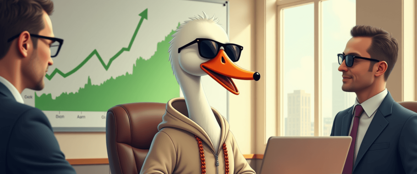 Swan trading scene